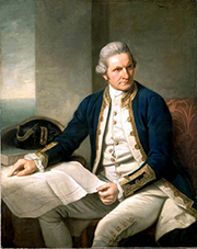 Picture of Capatian cook via wikipedia